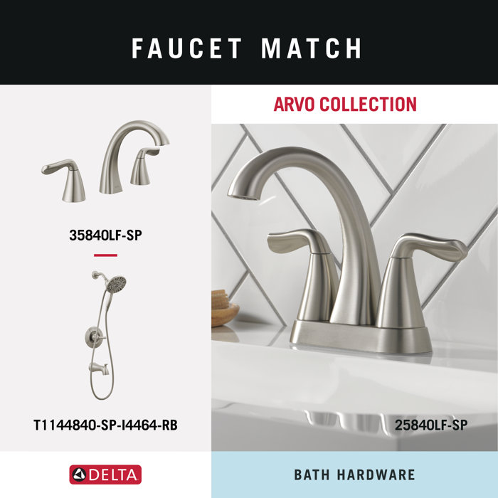 Delta Arvo Double Towel Hook Bath Hardware Accessory in Brushed Nickel